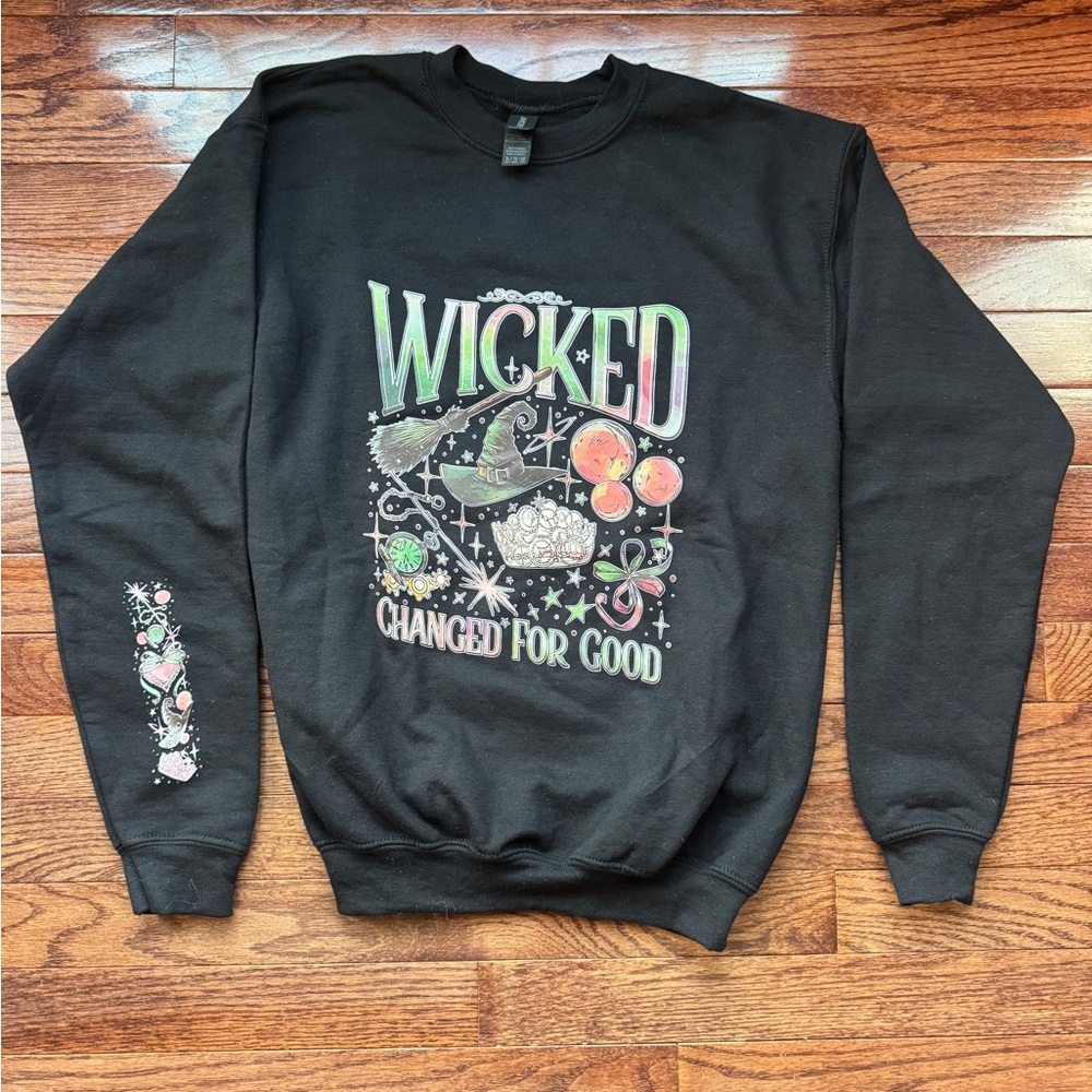 Black Wicked Graphic Sweatshirt